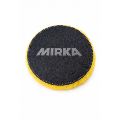 (MIRKA) Cuffia Lana Agnello Gialla Pro 150mm Grip